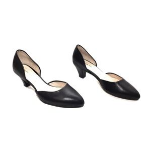 🌹All Black Black Leather D’Orsay Pumps🌹